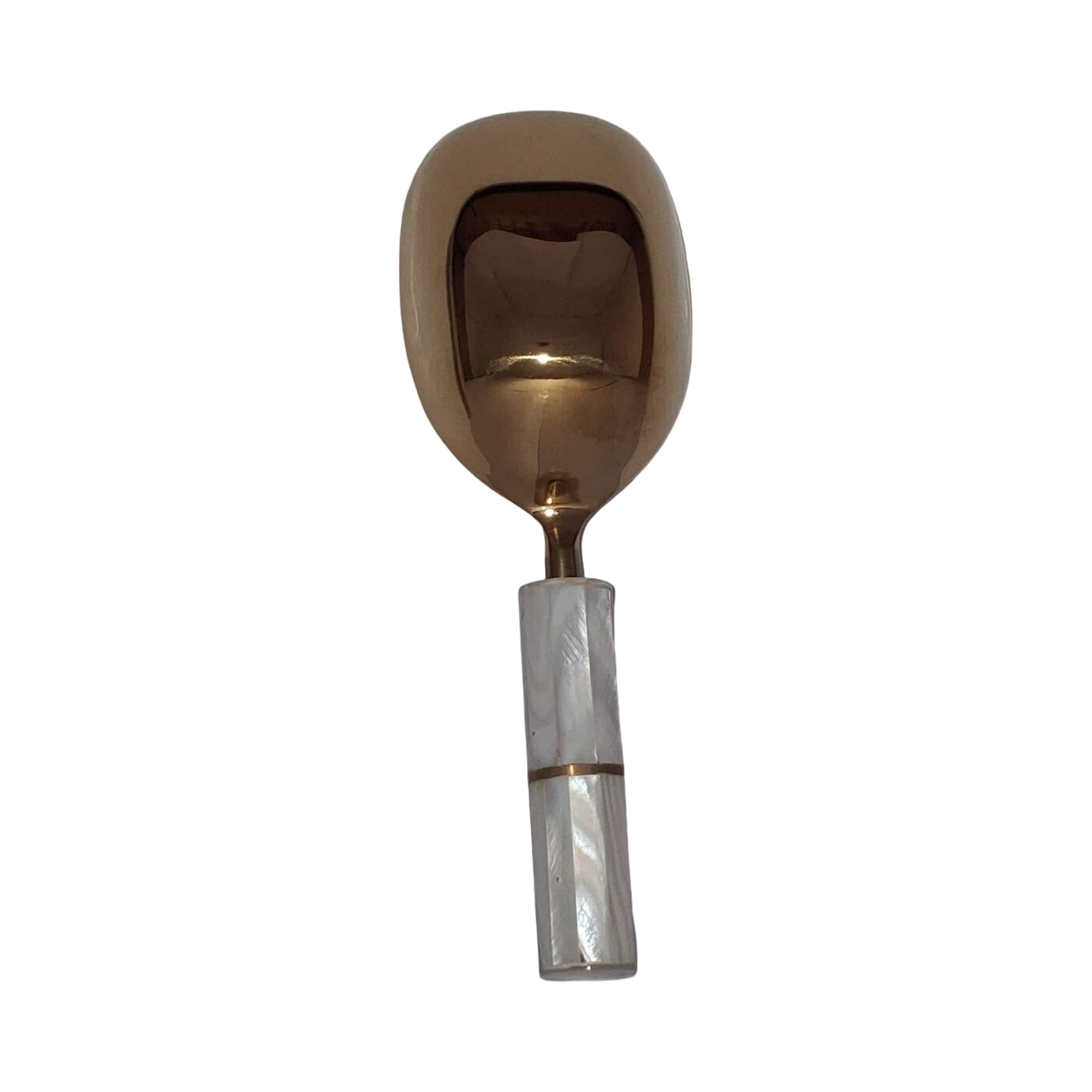 Gold Metal & Mother of Pearl Scoop by Ashland®